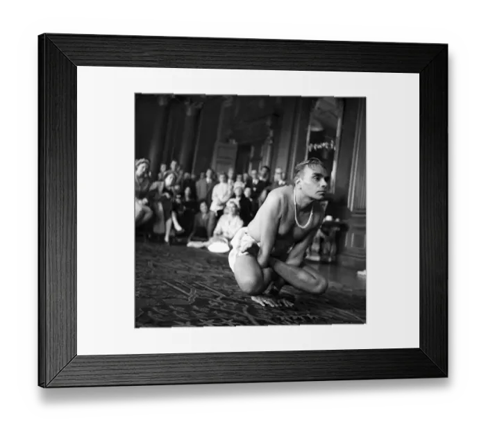 Framed Print : Yoga. Only the Centre Court would produce a similar nerve-racking moment for a tennis Framed Print : Yoga. Only the Centre Court would produce a similar nerve-racking moment for a tennis