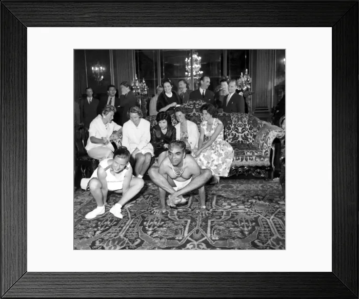 Framed Print : Yoga. Only the Centre Court would produce a similar nerve-racking moment for a tennis Framed Print : Yoga. Only the Centre Court would produce a similar nerve-racking moment for a tennis