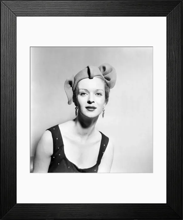 Framed Print : Clothing: Fashion: Hats: Lady Newborough presents the Mogambo