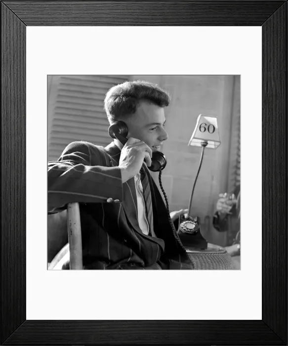 Framed Print : Communication: Telephone Dating. For the boys didn Framed Print : Communication: Telephone Dating. For the boys didn