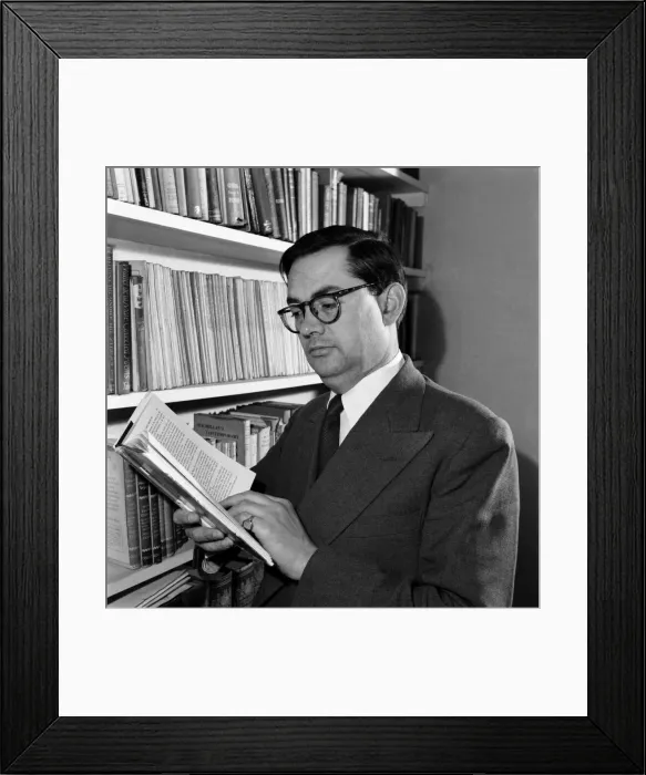 Framed Print : Woodrow Wyatt. MP. November 1953 D6660-002 Framed Print : Woodrow Wyatt. MP. November 1953 D6660-002