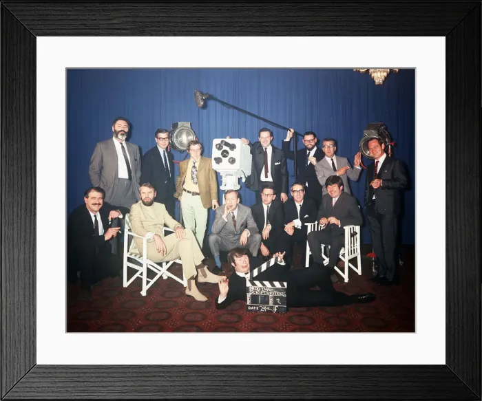 Framed Print : Whos Who in Scripwriting Alan Simpson, Barry Took, Marty Feldman