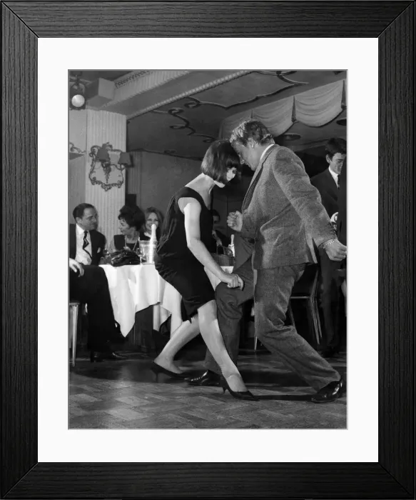 Framed Print : The Twist: A new dance which is the rage in America has now come to London