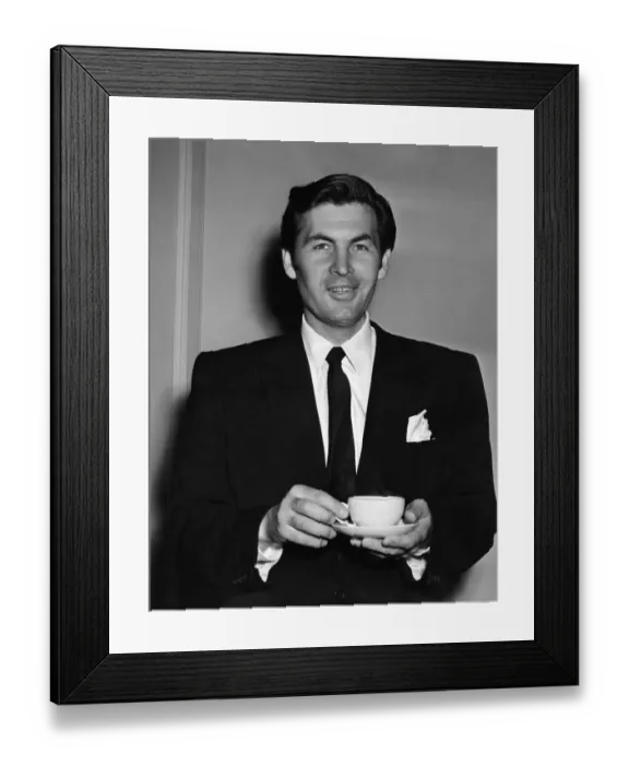Framed Print : Davey Crockett - Fess Parker - yesterday. April 1956 P012567 Framed Print : Davey Crockett - Fess Parker - yesterday. April 1956 P012567