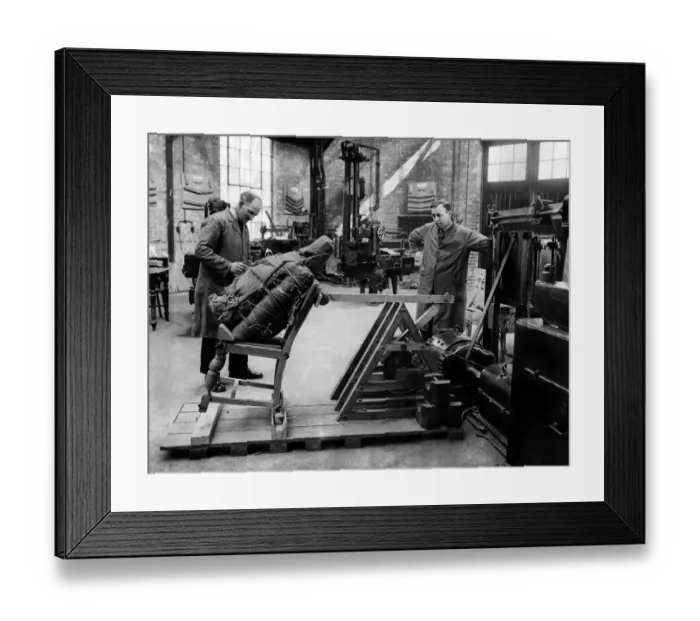 Framed Print : Forest Products Research Laboratory Princes Risborough. Carrying out an endurance test Framed Print : Forest Products Research Laboratory Princes Risborough. Carrying out an endurance test