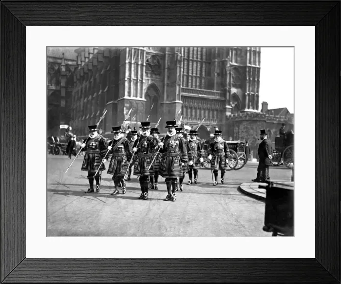 Framed Print : Yeoman of the guard. April 1906 P013254 Framed Print : Yeoman of the guard. April 1906 P013254