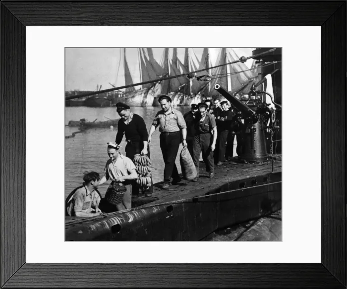 Framed Print : War Submarines (Allied). April 1944 P012194 Framed Print : War Submarines (Allied). April 1944 P012194