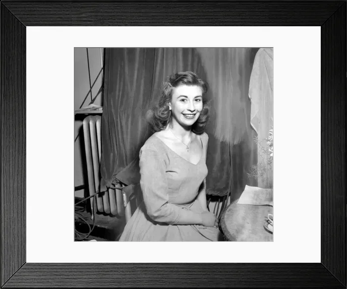 Framed Print : TV Programmes Dancing Club: 19 yr old Nanette Newman who was called in at five minutes