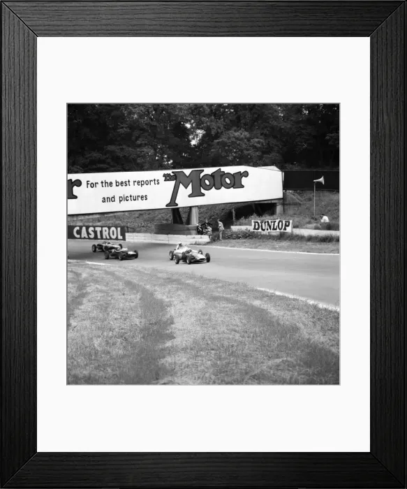 Framed Print : Car racing at Crystal Palace. June 1960 M4310