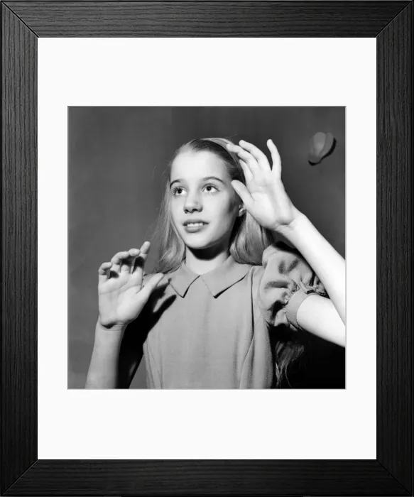 Framed Print : Julia Lockwood is busy rehearsing the part of Alice in Wonderland at the Kew Theatre for Framed Print : Julia Lockwood is busy rehearsing the part of Alice in Wonderland at the Kew Theatre for