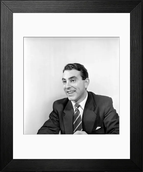 Framed Print : Brian Tessler BBC Television Producer. December 1953 D7193 Framed Print : Brian Tessler BBC Television Producer. December 1953 D7193