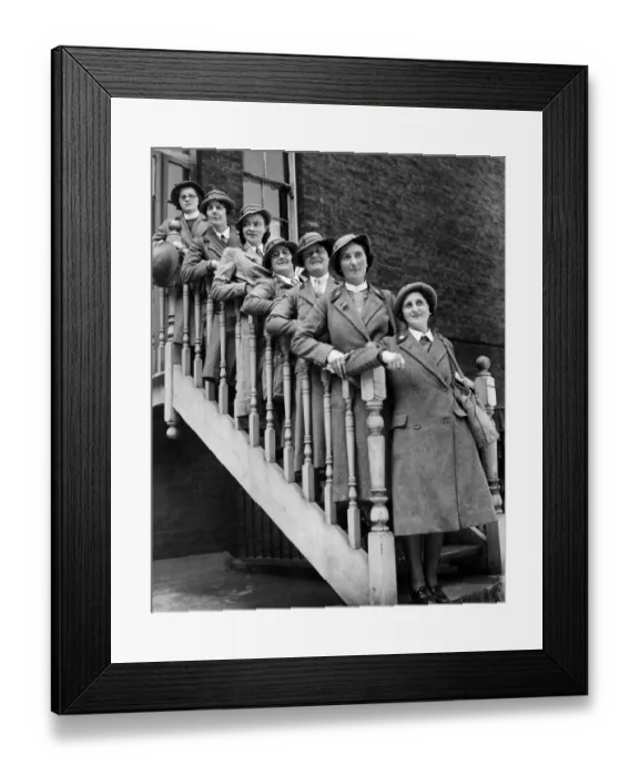 Framed Print : World War II: Nurses. British Nurses Home from Flanders