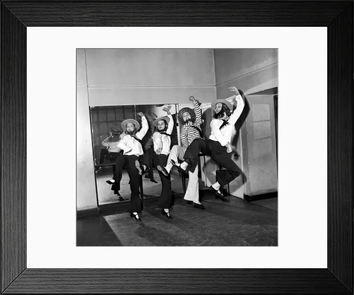 Framed Print : Rehearsals for the Ballet Pineapple Doll at the Sadlers Well Theatre. December 1953 D7351