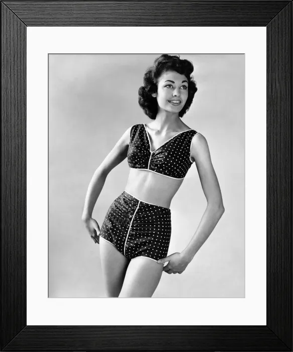 Framed Print : Reveille fashions. July 1958 P011152 Framed Print : Reveille fashions. July 1958 P011152