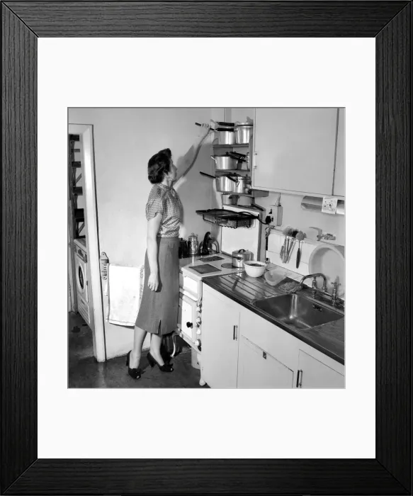 Framed Print : Women: Tall: Mrs. Helen Gavin President of The Tall Women Framed Print : Women: Tall: Mrs. Helen Gavin President of The Tall Women
