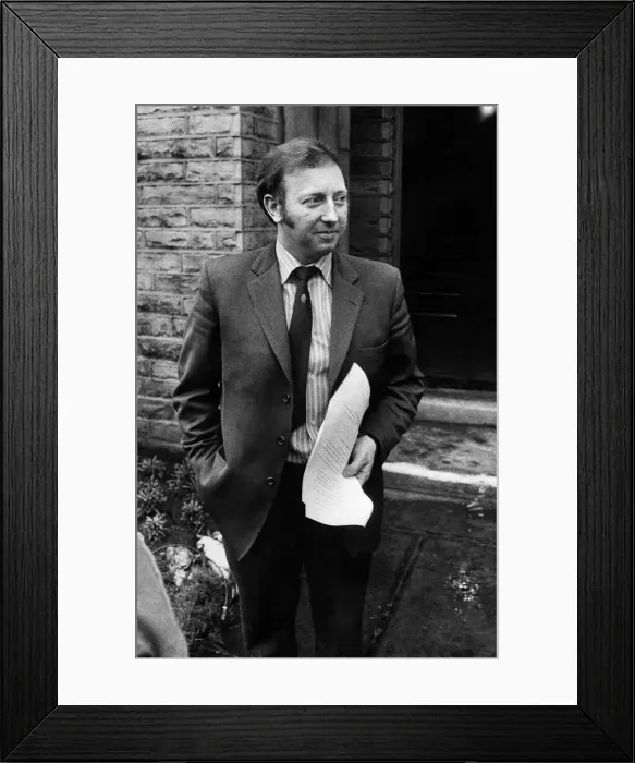 Framed Print : Arthur Scargill. January 1974 Framed Print : Arthur Scargill. January 1974