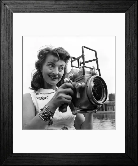Framed Print : The girl with the worlds toughest secretarial job, is Lotte Hass Framed Print : The girl with the worlds toughest secretarial job, is Lotte Hass