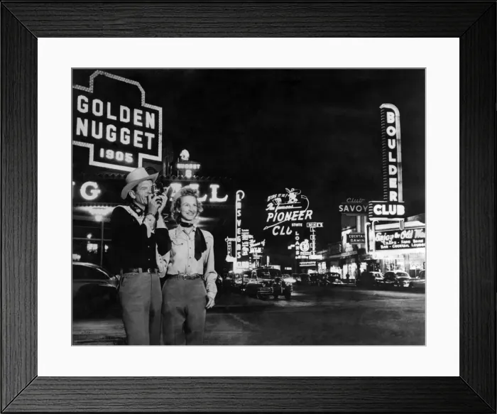 Framed Print : Las Vegas. March 1960 P011326 Framed Print : Las Vegas. March 1960 P011326