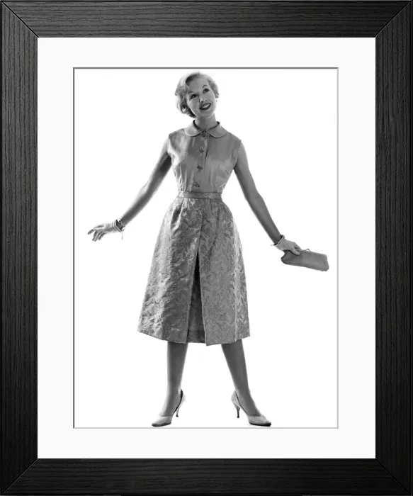 Framed Print : Clothing Fashion. October 1958 P011140 Framed Print : Clothing Fashion. October 1958 P011140