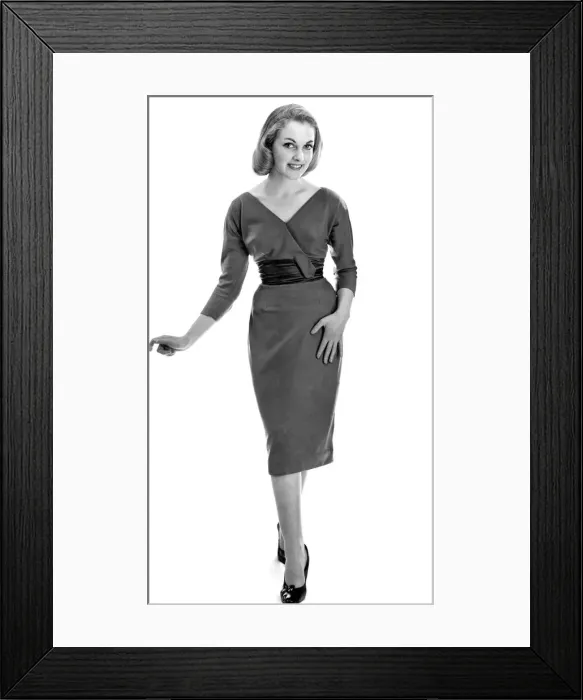 Framed Print : Clothing Fashion 1958: The Fifth Avenue look. November 1958 P011131 Framed Print : Clothing Fashion 1958: The Fifth Avenue look. November 1958 P011131