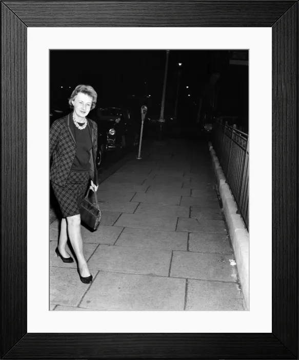 Framed Print : Union officials meet Barbara Castle at the Department of Employment