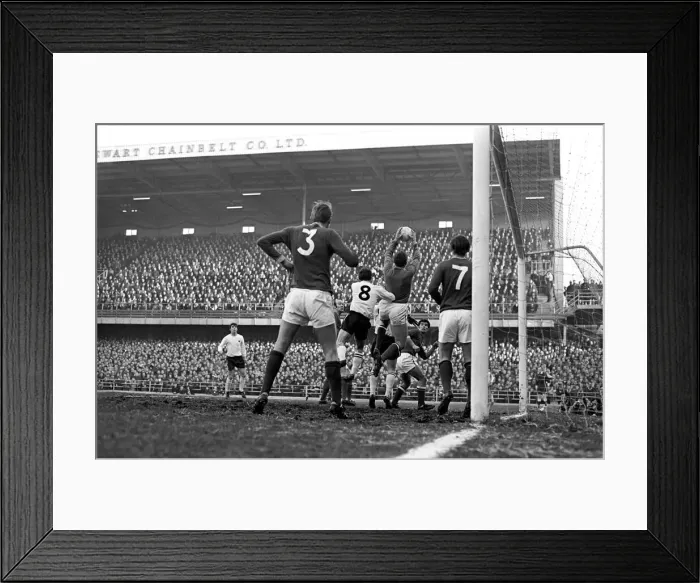 Framed Print : Derby v. Nottingham Forest. Action from the match. December 1969 Z11534-034 Framed Print : Derby v. Nottingham Forest. Action from the match. December 1969 Z11534-034