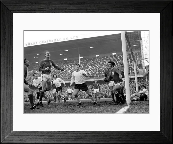 Framed Print : Derby v. Nottingham Forest. Action from the match. December 1969 Z11534-032