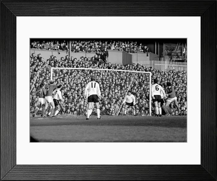 Framed Print : Derby v. Nottingham Forest. Valleyham fanss 1st goal scored by No Framed Print : Derby v. Nottingham Forest. Valleyham fanss 1st goal scored by No