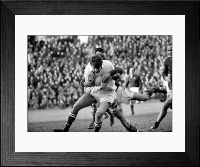 Framed Print : Swansea v. South Africa. Action from the match. November 1969 Z11069-006