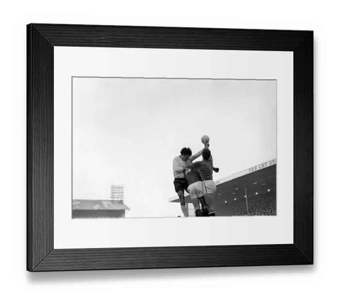 Framed Print : Derby v. Nottingham Forest. Action from the match. December 1969 Z11534-022