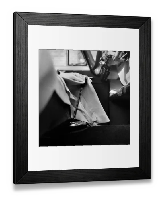 Framed Print : Joan Christmas 23 years old boutique owner whose home is in London but who lives