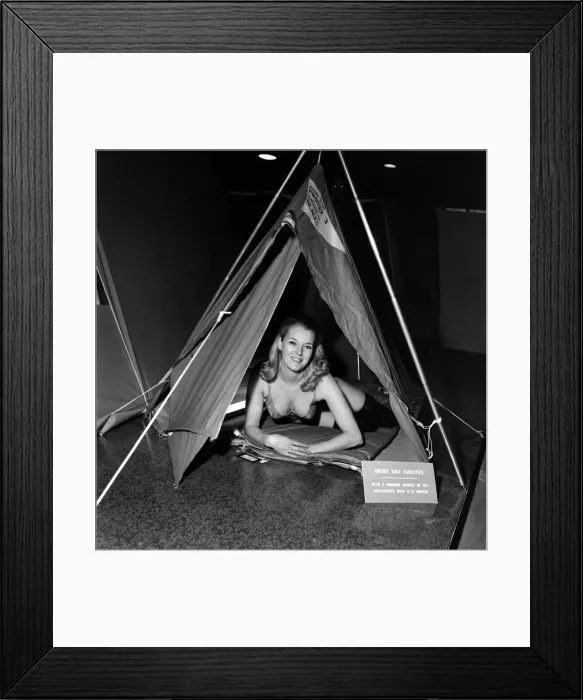 Framed Print : The 12th Annual Camping and Outdoor Life and Travel Exhibition at Empire Hall in Olympia