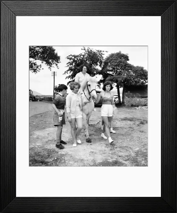 Framed Print : Bultins Holiday Pwllheli: Mrs. Nellie McGrail, Pools Winner