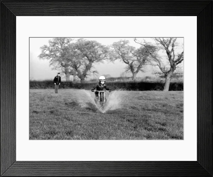 Framed Print : One young man looking ahead to 1970 is seven yrs old Gary Dutton