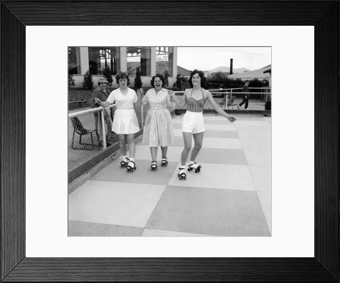Framed Print : Bultins Holiday Pwllheli: Mrs. Nellie McGrail, Pools Winner Framed Print : Bultins Holiday Pwllheli: Mrs. Nellie McGrail, Pools Winner