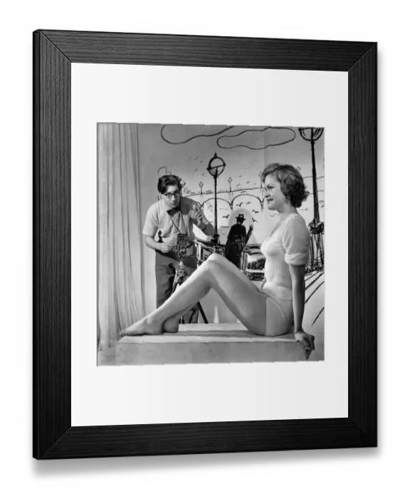 Framed Print : Beautiful Legs: Nearly 200 girls attended a selection call at the Adelphi Theatre today