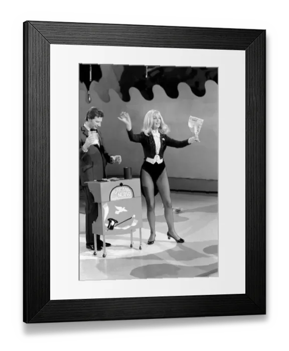 Framed Print : Aimi Macdonald pictured as The Great Nervo'the conjurer when she appears in a Framed Print : Aimi Macdonald pictured as The Great Nervo'the conjurer when she appears in a