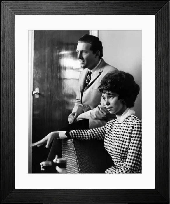 Framed Print : Jerry Lee Lewis and Myra. May 1962 P009612 Framed Print : Jerry Lee Lewis and Myra. May 1962 P009612