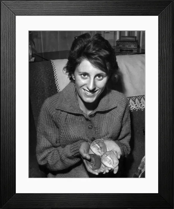 Framed Print : Britains Sprint Queen, Dorothy Hyman pictured back home at 31 Acre Road Framed Print : Britains Sprint Queen, Dorothy Hyman pictured back home at 31 Acre Road