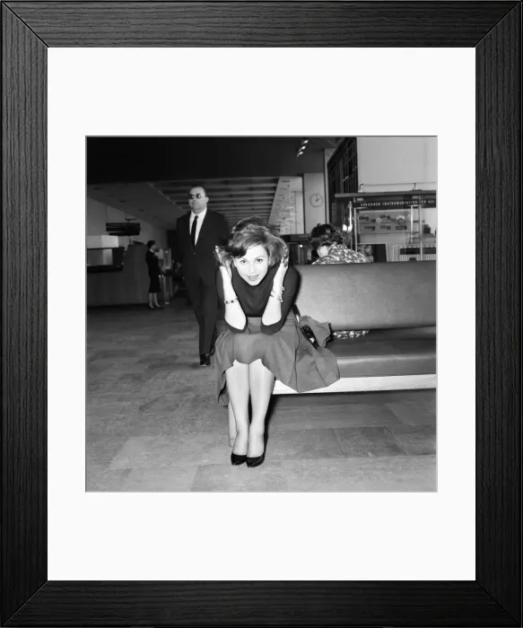 Framed Print : Film star. Haya Harareet actress. June 1960 M4247-003 Framed Print : Film star. Haya Harareet actress. June 1960 M4247-003