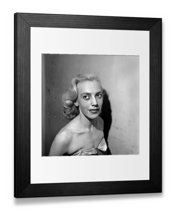 Framed Print : Fashion: Singer Miss Annette Gay seen here wearing a diamond through her nose