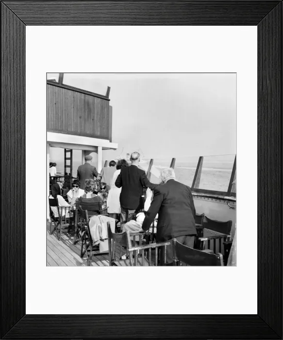 Framed Print : Gravesend to Calais 48 hour trip Via Ferry dancing and French Cafe culture