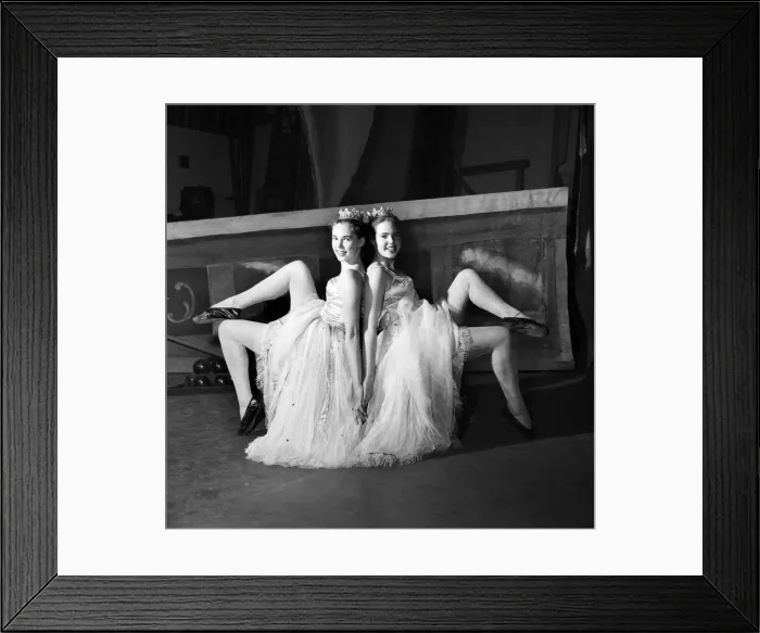 Framed Print : Entertainment Pantomime: Appearing in their first show Robinson Crusoe Framed Print : Entertainment Pantomime: Appearing in their first show Robinson Crusoe