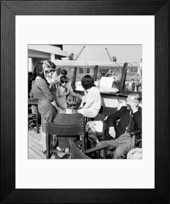 Framed Print : Gravesend to Calais 48 hour trip Via Ferry dancing and French Cafe culture