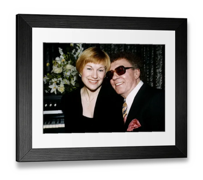 Framed Print : Peters and Lee singers Dbase A©Mirrorpix