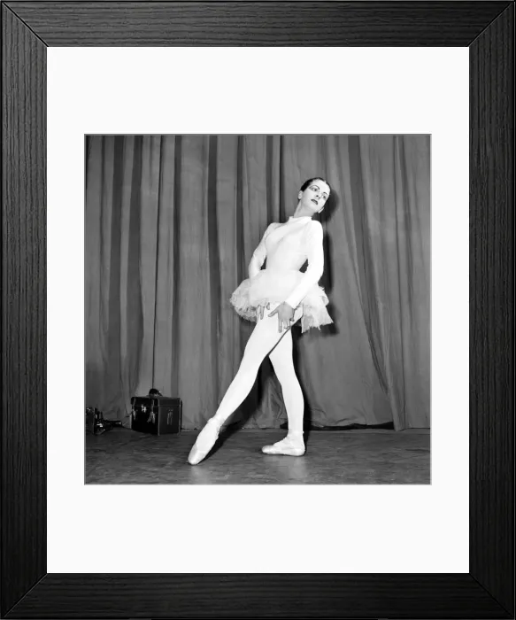 Framed Print : Entertainment Dance Ballet. Maryon Lane one of the principals in the sadlers wells ballet Framed Print : Entertainment Dance Ballet. Maryon Lane one of the principals in the sadlers wells ballet