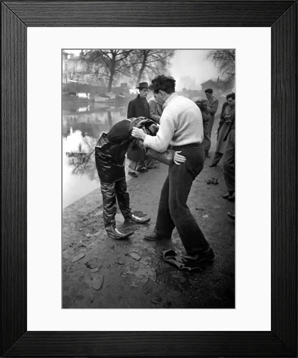 Framed Print : Sylvia Gregg: Girl Frogman'helping to locate missing boy believed to be in Framed Print : Sylvia Gregg: Girl Frogman'helping to locate missing boy believed to be in