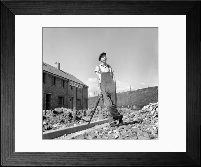 Framed Print : Ronald Prince, 19, the University student from Hartlepools, Co Framed Print : Ronald Prince, 19, the University student from Hartlepools, Co