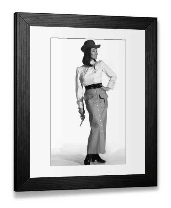 Framed Print : Clothing: Luise. May 1970 P008489