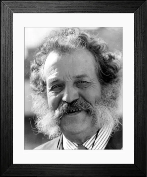 Framed Print : Character Studies. Man with moustache and sideburns. P044411 Circa 1933 Framed Print : Character Studies. Man with moustache and sideburns. P044411 Circa 1933